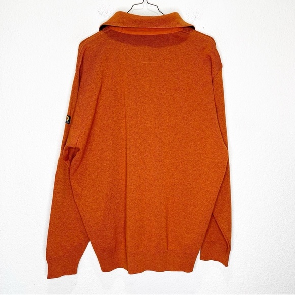 Sail EXP Marinewear Merino Wool Knit Quarter Zip Pull On Sweater Sailor Italian - Picture 6 of 11